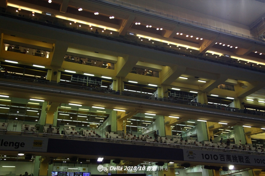 香港跑马地现场直击赛马