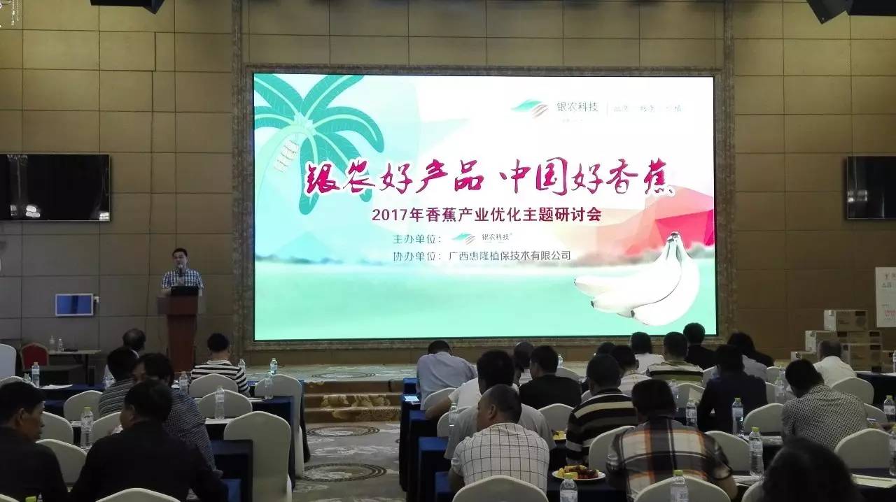 从产业的高度关注作物，关注香蕉，银农科技就这么做了