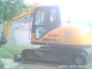 她的操控完全超出了我的想象!三一75挖掘机500小时使用报告