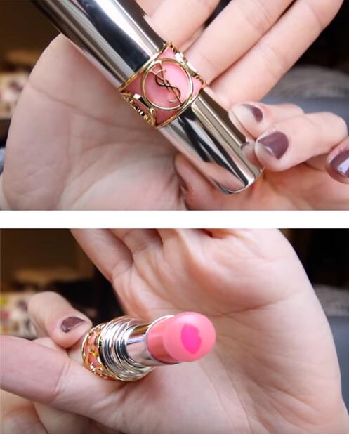 圣罗兰圆管夹心唇膏12号14号,2023圣罗兰新款唇膏