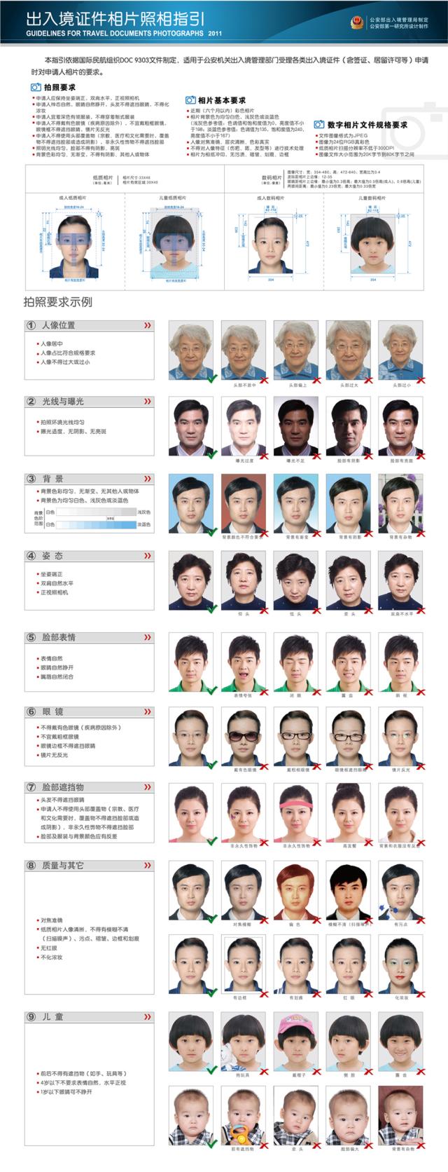 出入境照片在大厅拍照教程,口袋证件照如何拍港澳通行证