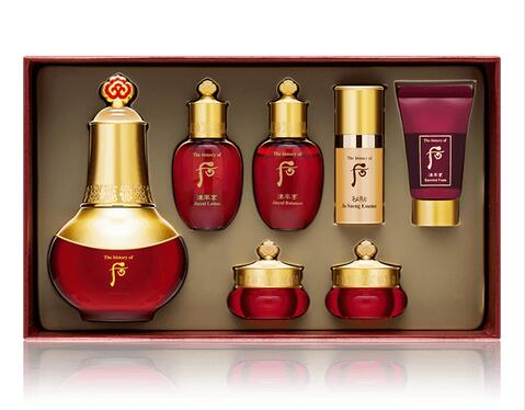 whoo后圣诞套装,whoo后礼盒七件套