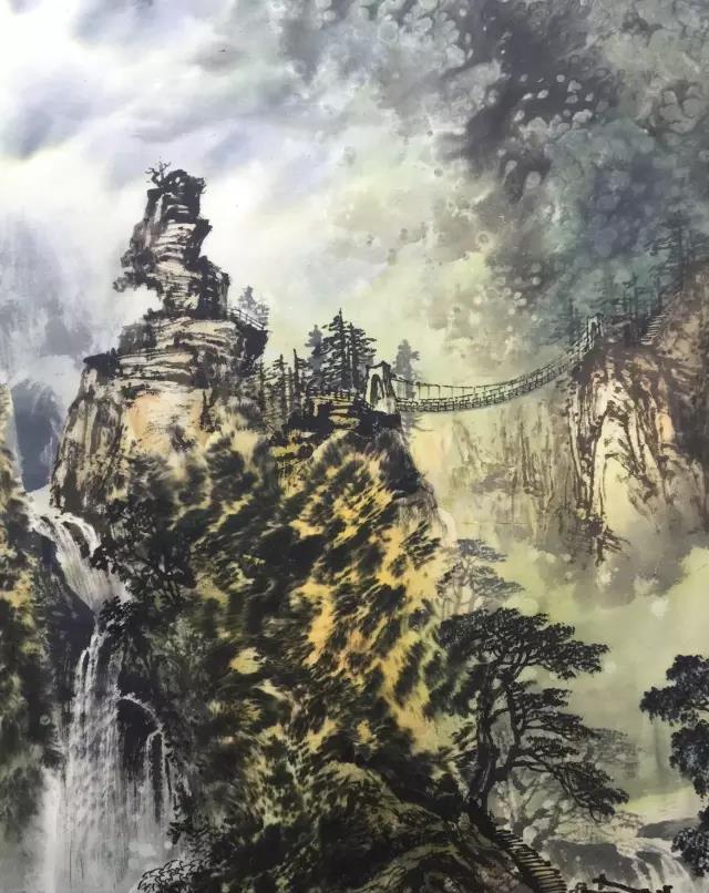 曾刚彩墨山水画教学视频,曾刚彩墨山水画画法技巧顺口溜
