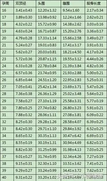 看懂孕期B超单,其实没有那么难!