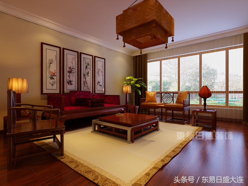 大连装修简欧风格效果图,大连中海装修案例