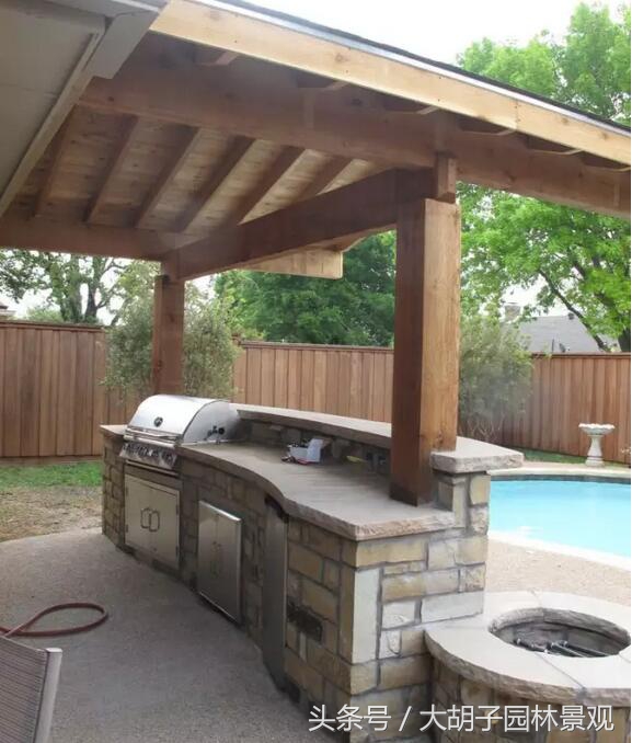 庭院烧烤台设计效果图,欧式庭院烧烤台图片大全