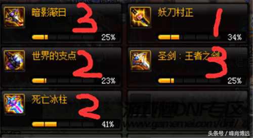 dnf鬼剑士75史诗武器排行,别云剑无用只能用鬼剑士刷吗