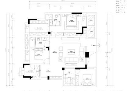 南昌华润橡树湾洋房装修案例,南昌华润橡树湾二房装修效果图