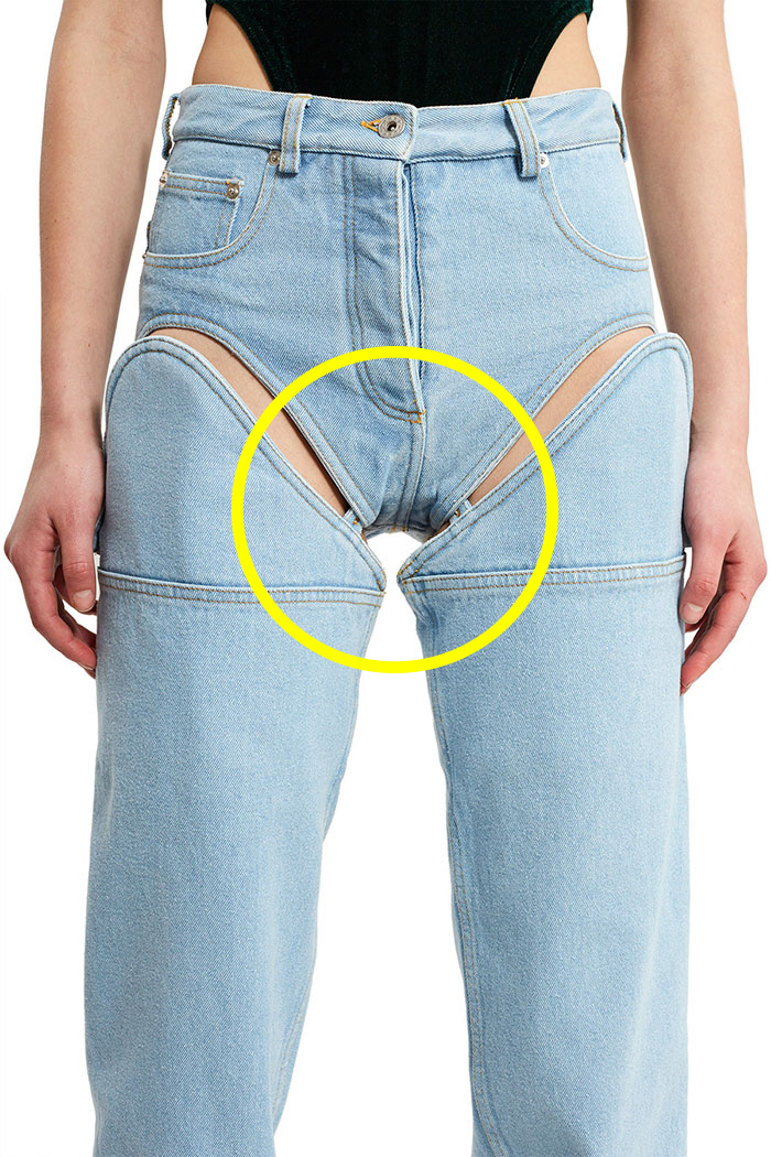 牛仔裤秒变牛仔短裤教程,牛仔裤秒变背带裤