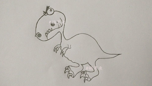 三岁以上的小朋友画简笔画恐龙,简笔画飞天恐龙带翅膀的恐龙