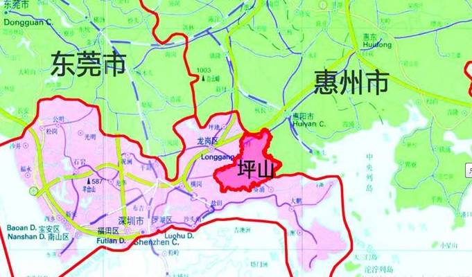 深圳坪山区未来规划投资一亿,狂砸3000亿