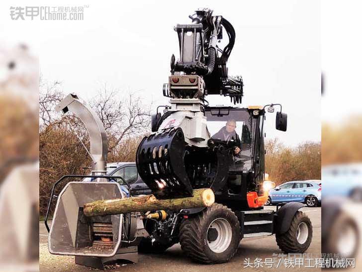 各种各样的铲车挖掘机,多功能装载机挖掘机