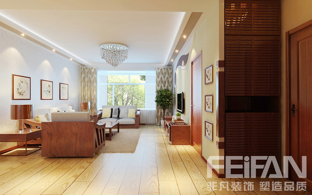 大庆非凡装修工厂店奥林小区装修效果图欣赏