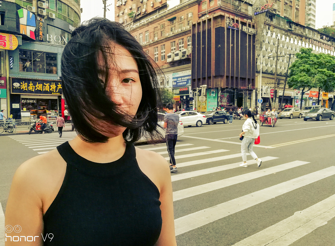 荣耀v9拍照,荣耀v9双摄像头效果