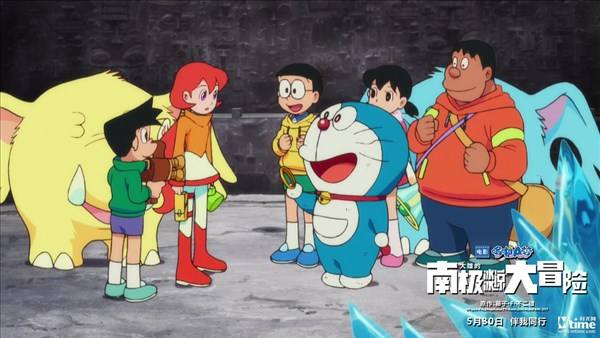 大雄蓝胖子南极冒险,哆啦a梦与大雄的南极冰川大冒险