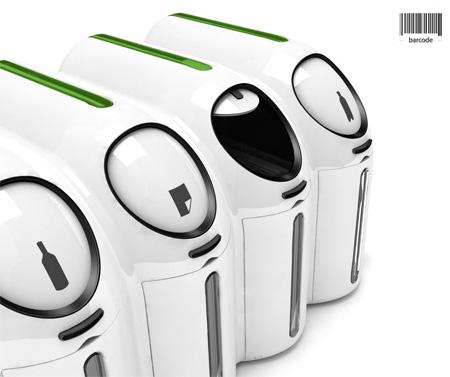 巧妙设计垃圾桶,切石垃圾桶