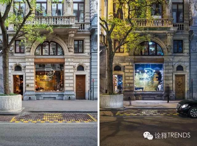 比利时布鲁塞尔运动鞋街头服饰商店空间设计