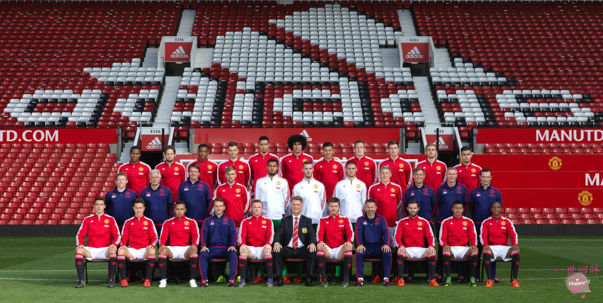 2016-17年曼联照片,曼联全家福照片2019