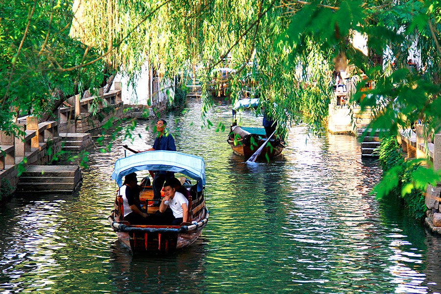 江南水乡周庄小桥流水,江南水乡周庄乌镇小桥流水人家