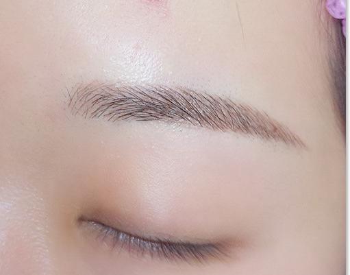 绣眉的后期效果图,绣眉后期成什么样