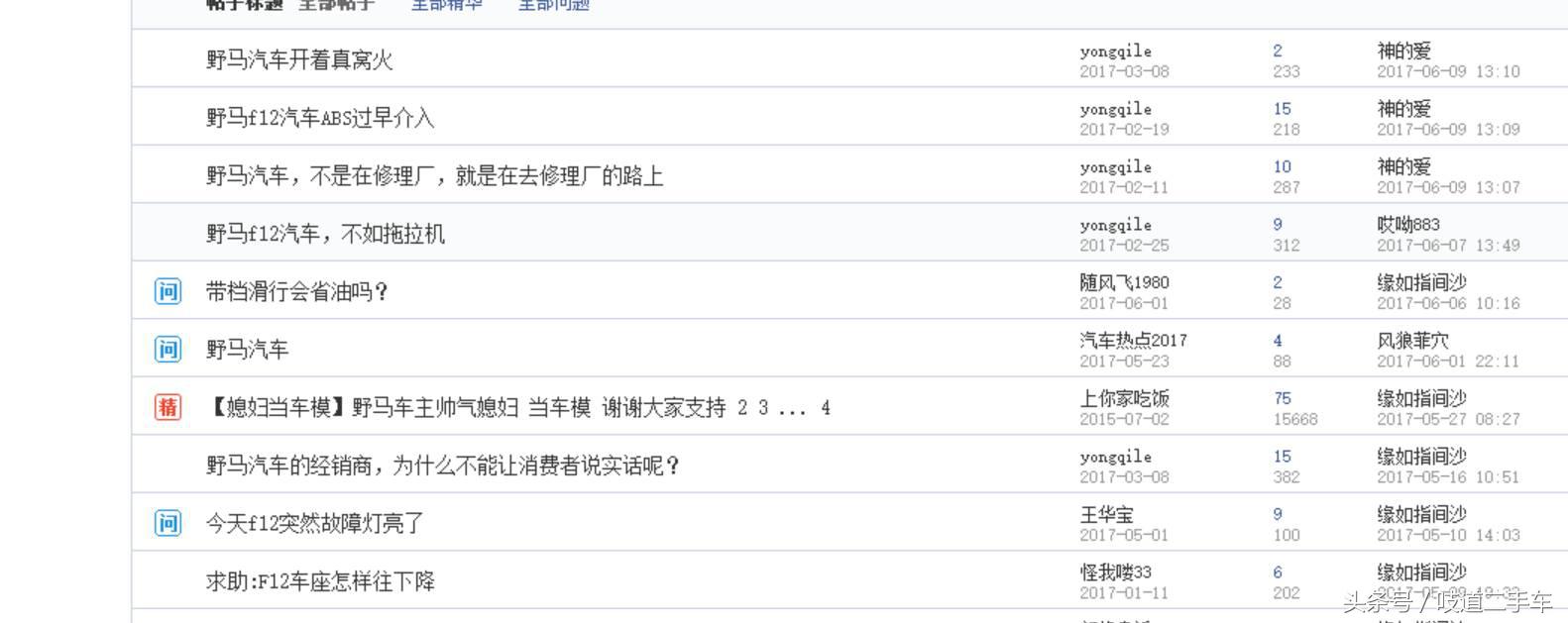 几万块的野马2.3t二手,2万多块钱的野马