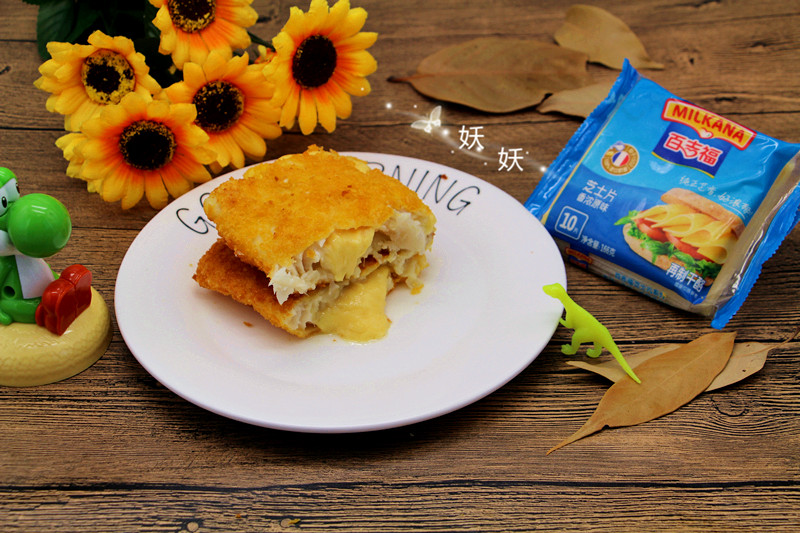 爆浆鲷鱼排做法,芝士爆浆鱼排