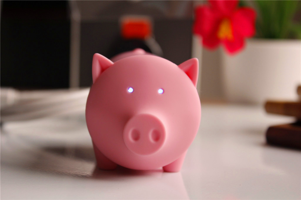 这么萌的猪！竟然是读卡器，还有HUB功能