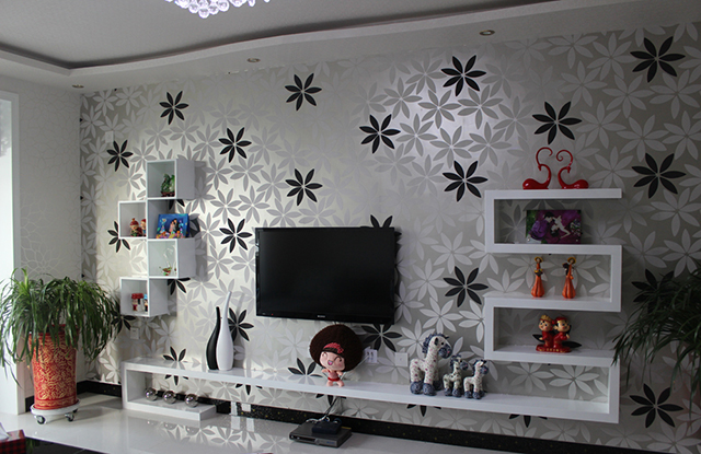 有十字绣如何装饰婚房,十字绣房子客厅装饰