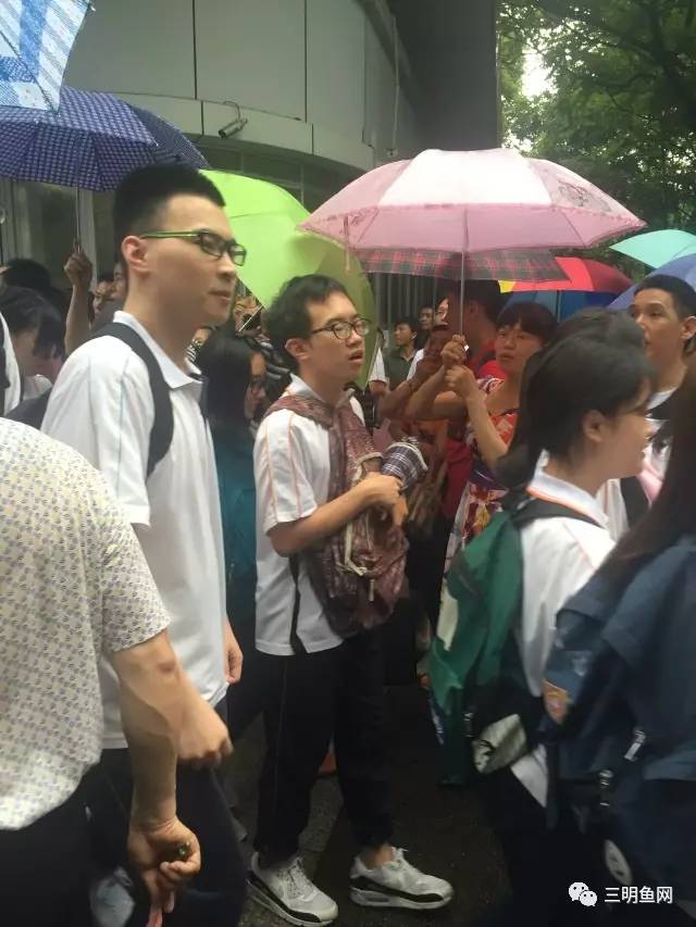 三明高考现场,三明高考第一天