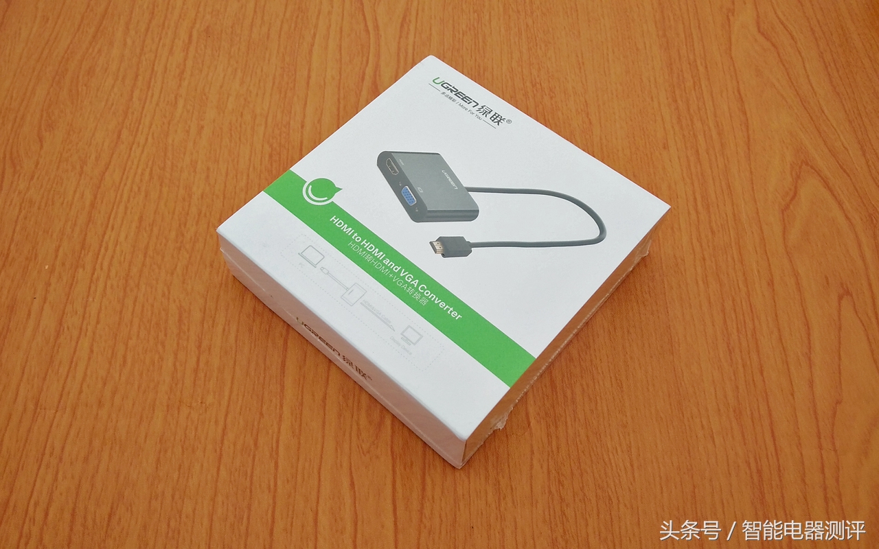 绿联hdmi转vga手机连显示器,闲置的显示器变成智能电视