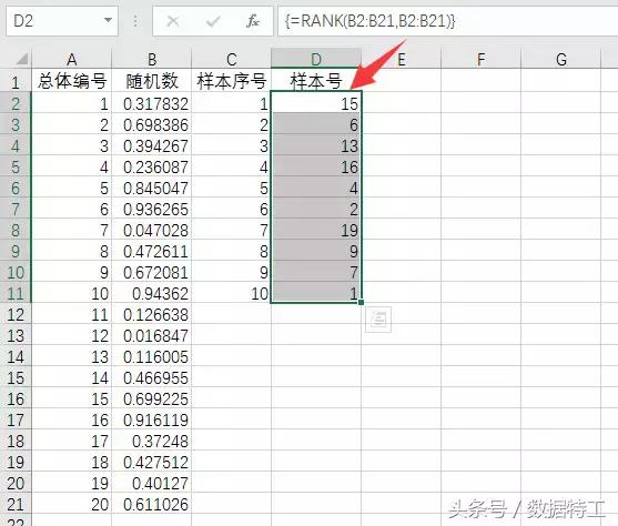 excel鏁版嵁鍒嗘瀽涓殑闅忔満鎶芥牱,excel鏁版嵁鍒嗘瀽鎶芥牱鍔熻兘
