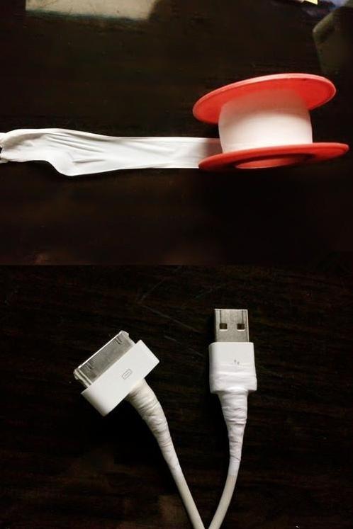 苹果手机数据线炸开了？一根5毛钱的热缩胶拯救了它
