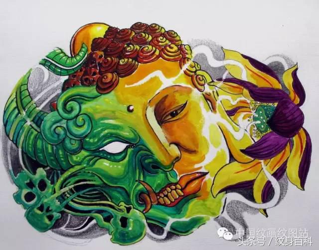 佛魔一念之间头像,佛魔一念之间木雕