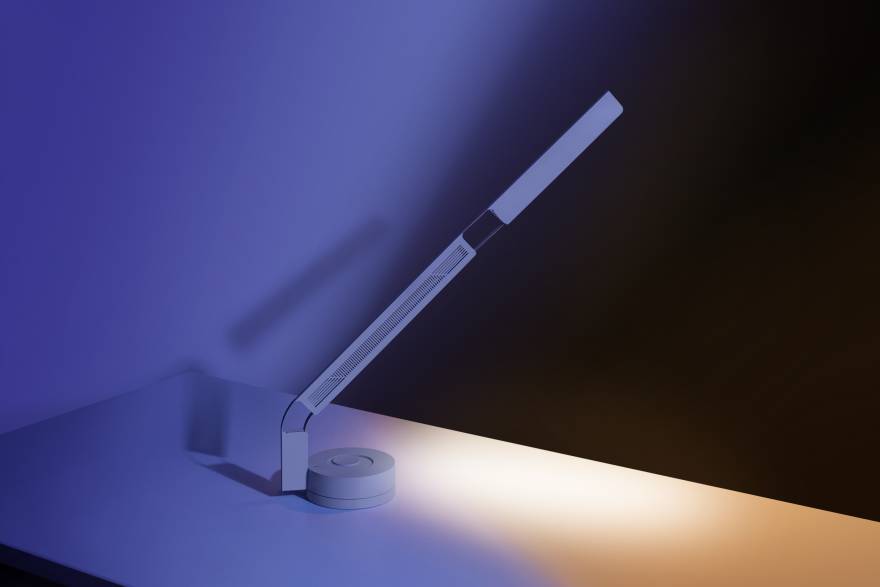 加长办公桌专用台灯充插两用,办公桌简约台灯