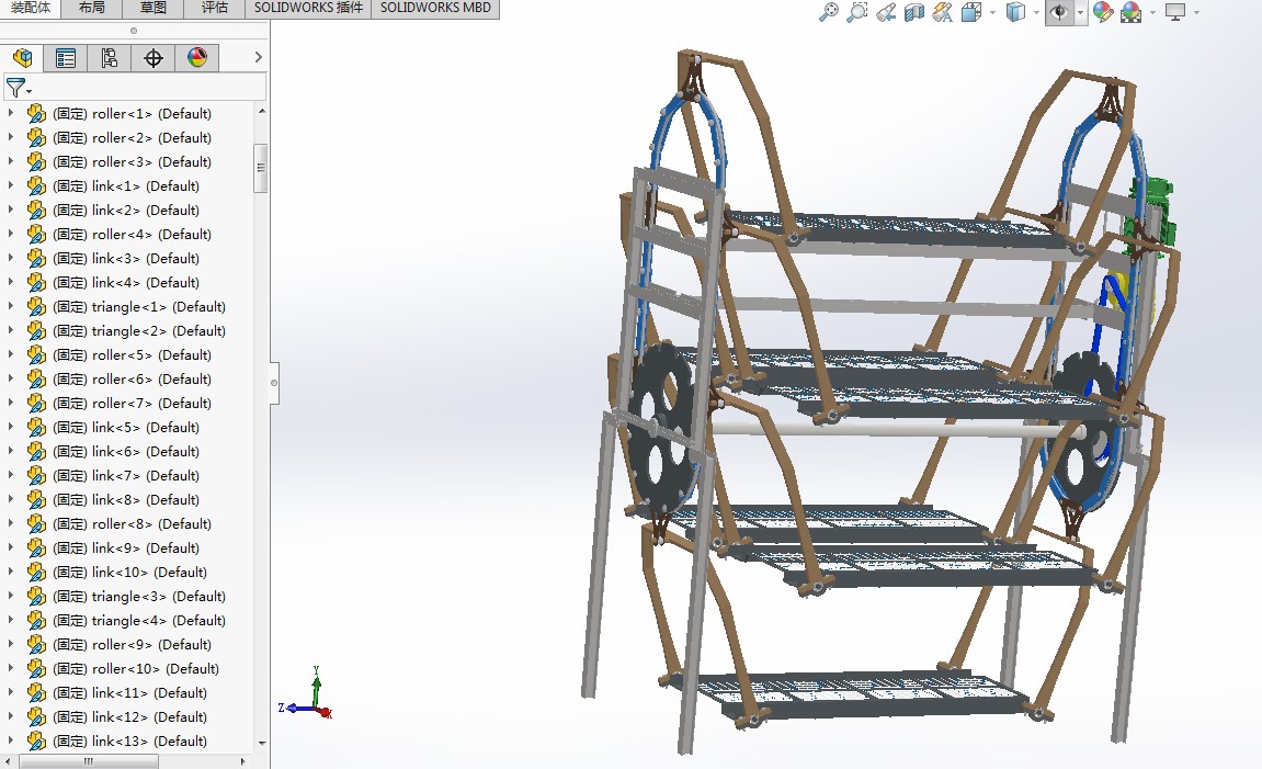 立体升降式停车库图纸,垂直循环立体车库模型