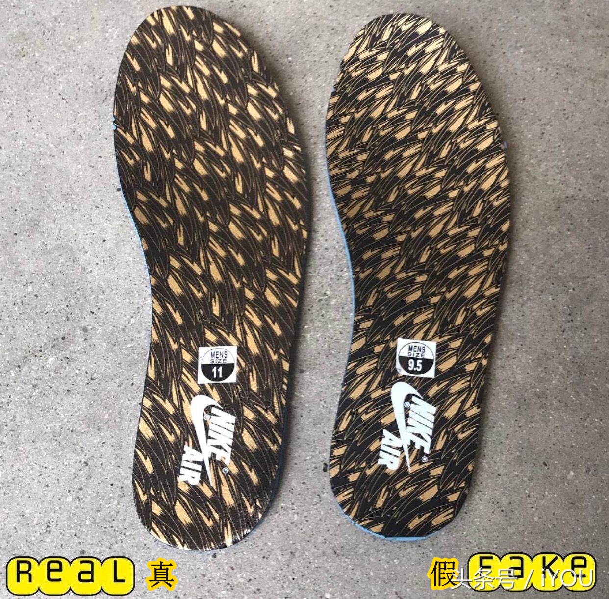 真假airjordan312,airjordan4辨别真假红蓝