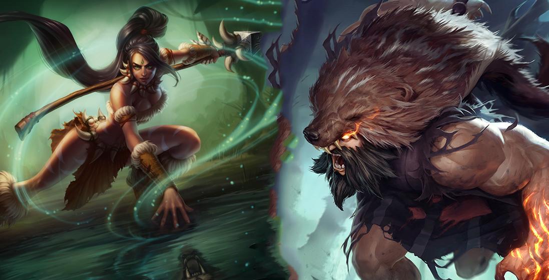 盘点lol情侣重组，艾希和他最有夫妻相，蛮子绿帽子戴得脸都绿了