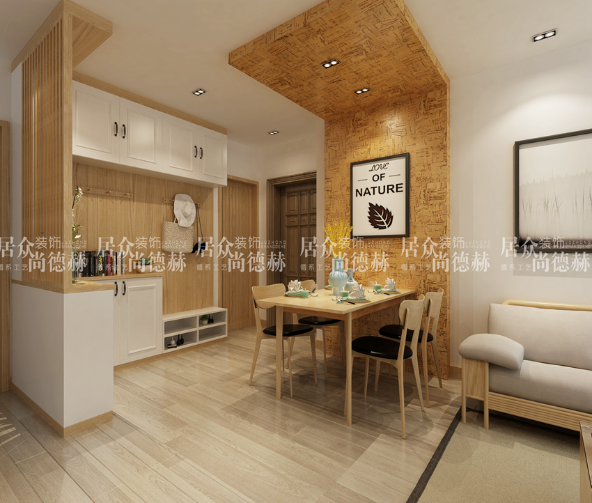 太原市原木风装修,太原泰古城复式