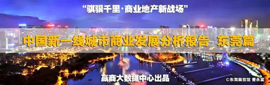 最新东莞商圈,新一线城市的数据图