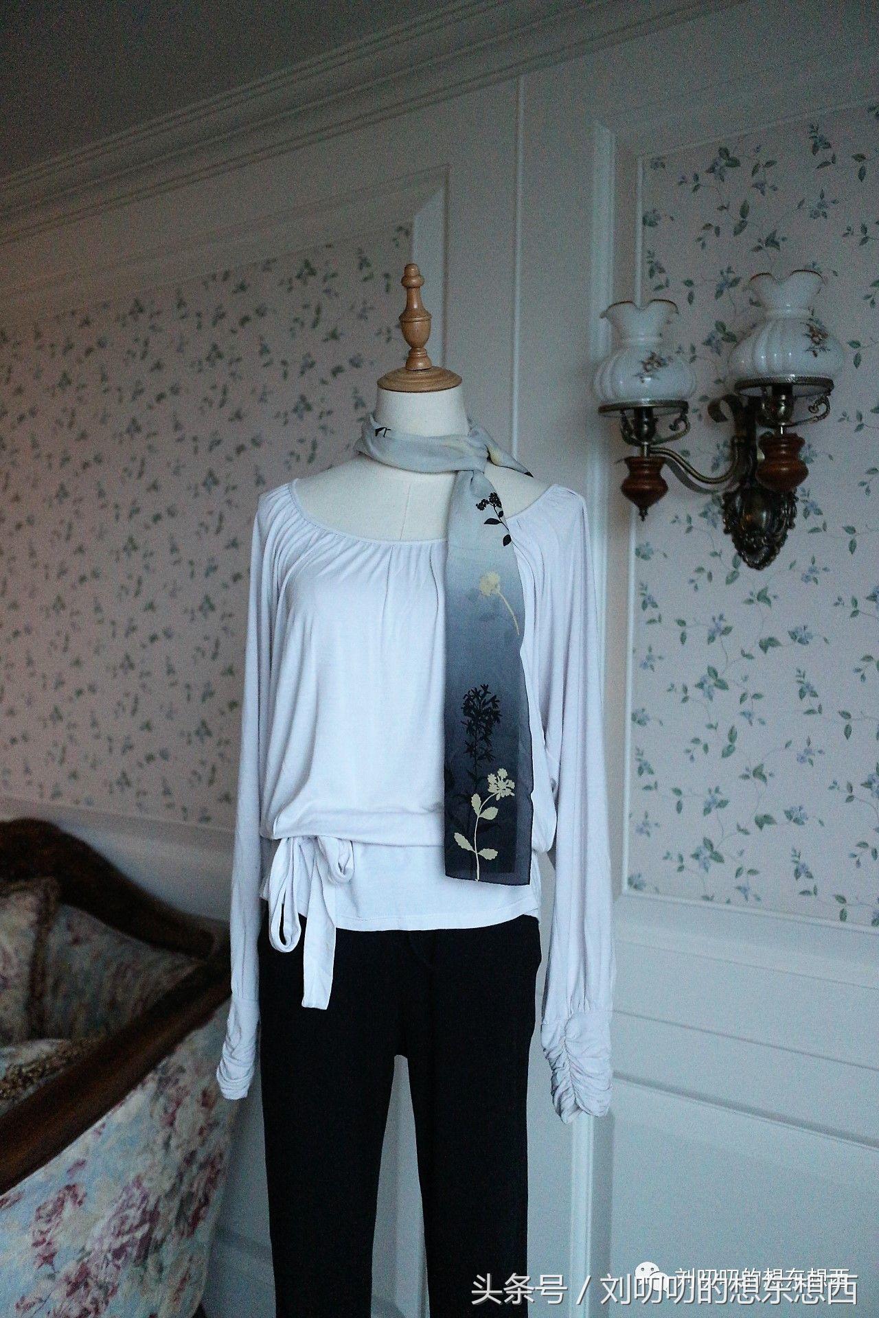 纯色棉t恤,一日一look女装搭配