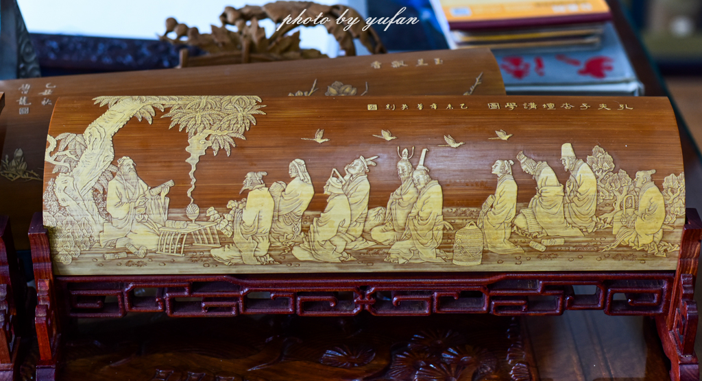 木雕石雕见得多了，竹雕你有没有亲身感受一下？