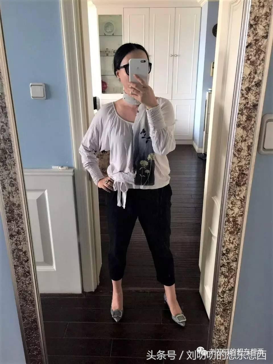 纯色棉t恤,一日一look女装搭配