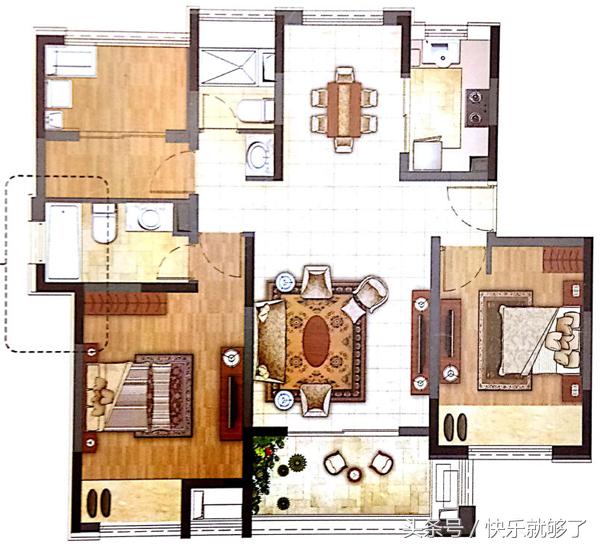 中环国际三期顶楼复式户型图,中环国际公寓三期156平