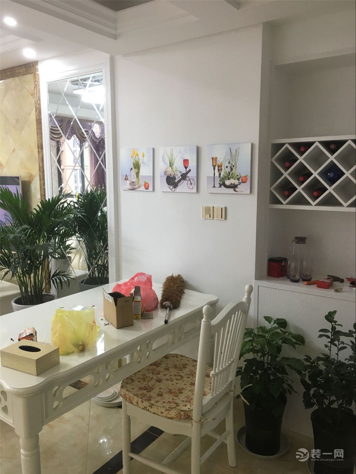 晒无锡富力城实景图,还没有入住,89平三居室新家,现代风10万贵吗?