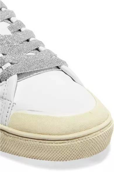 杨幂一口气买了十双的鞋,杨幂穿的薄荷绿运动鞋