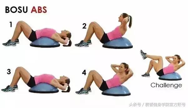 少儿bosu球训练动作,bosu球腰腹训练方法