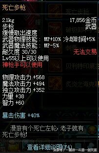 DNF不只有装备名称奇葩，还有这些你没关注过的装备描述更奇葩