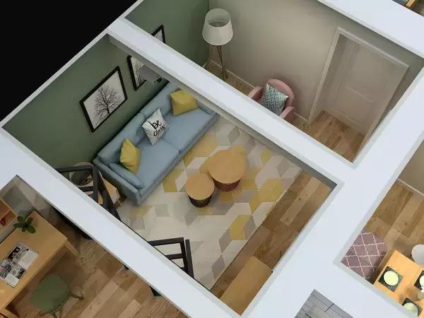 天津姑娘13W逆袭80㎡老房，有颜值又实用，客厅没窗户也能晒太阳！（内附装修干货）