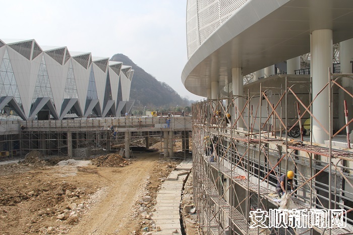 安顺奥体新城,安顺奥体中心建设过程