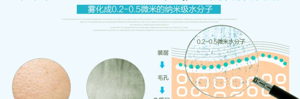 保湿神器喷雾补水仪日本,补水喷雾仪器299